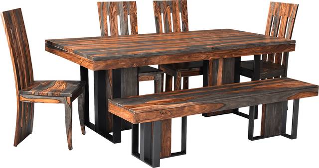 Stanhurst Brown Bench - Thumbnail - Image 3