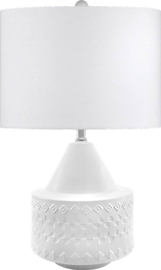 Stanida White Lamp - Thumbnail - Image 1