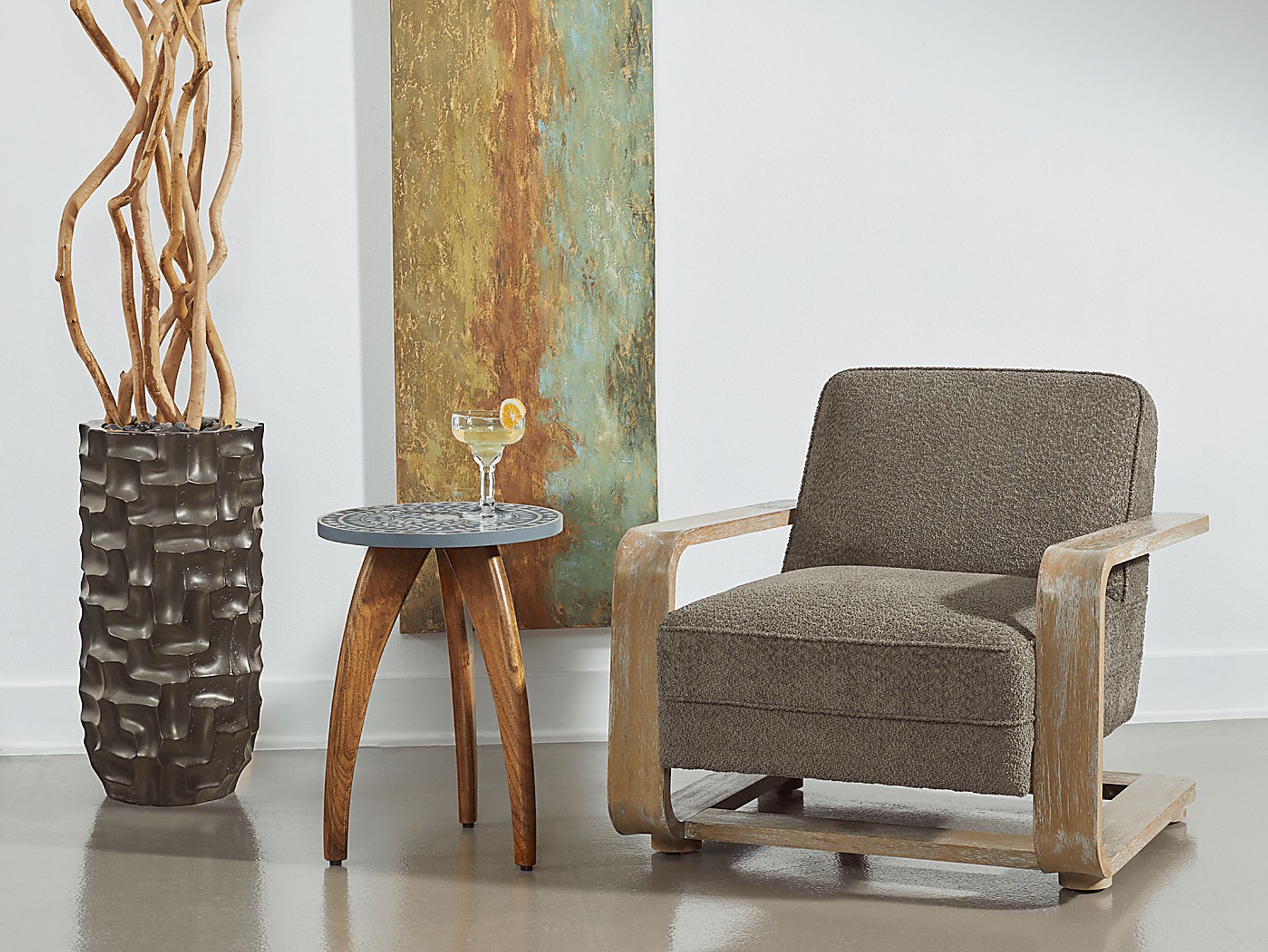 Stanislaws Blue Accent Table - Image 2