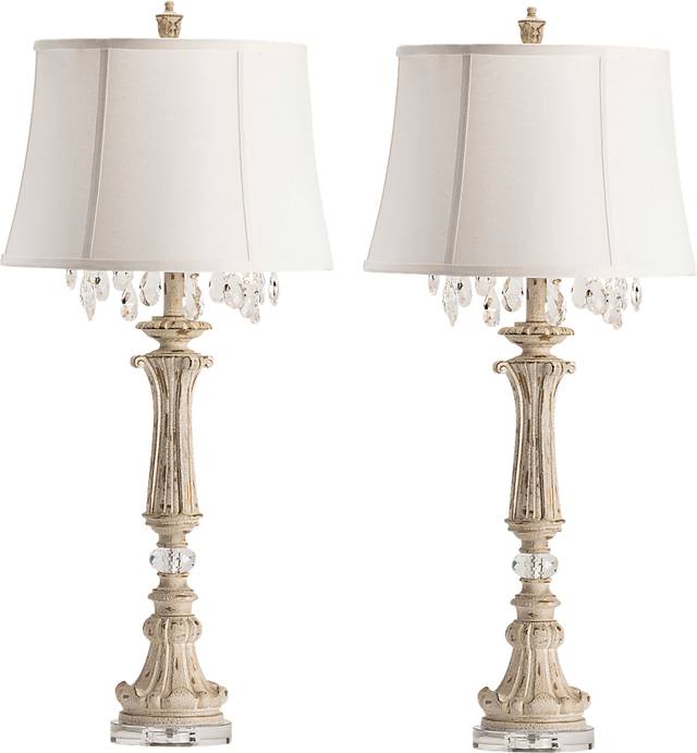 Stanley Court Beige Lamp, set of two - Thumbnail - Image 1