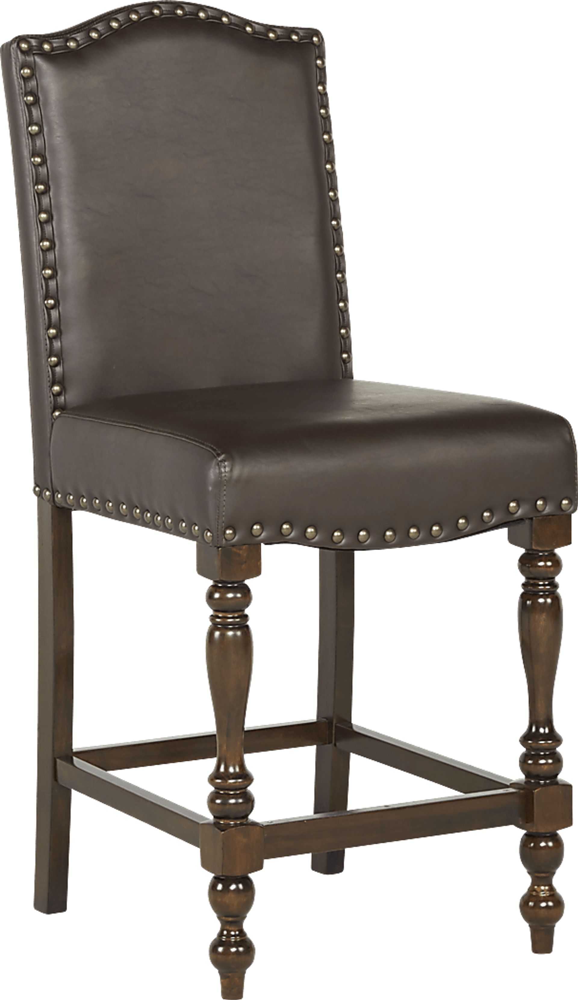 Stanton Cherry 5 Pc Counter Height Dining Room with Brown Stools - Image 3