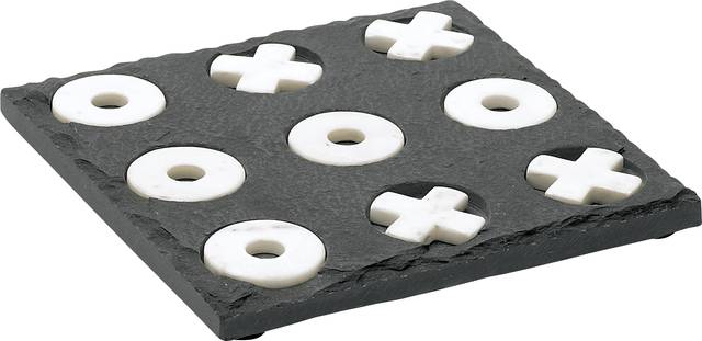 Stanwick Gray Tic Tac Board - Thumbnail - Image 1