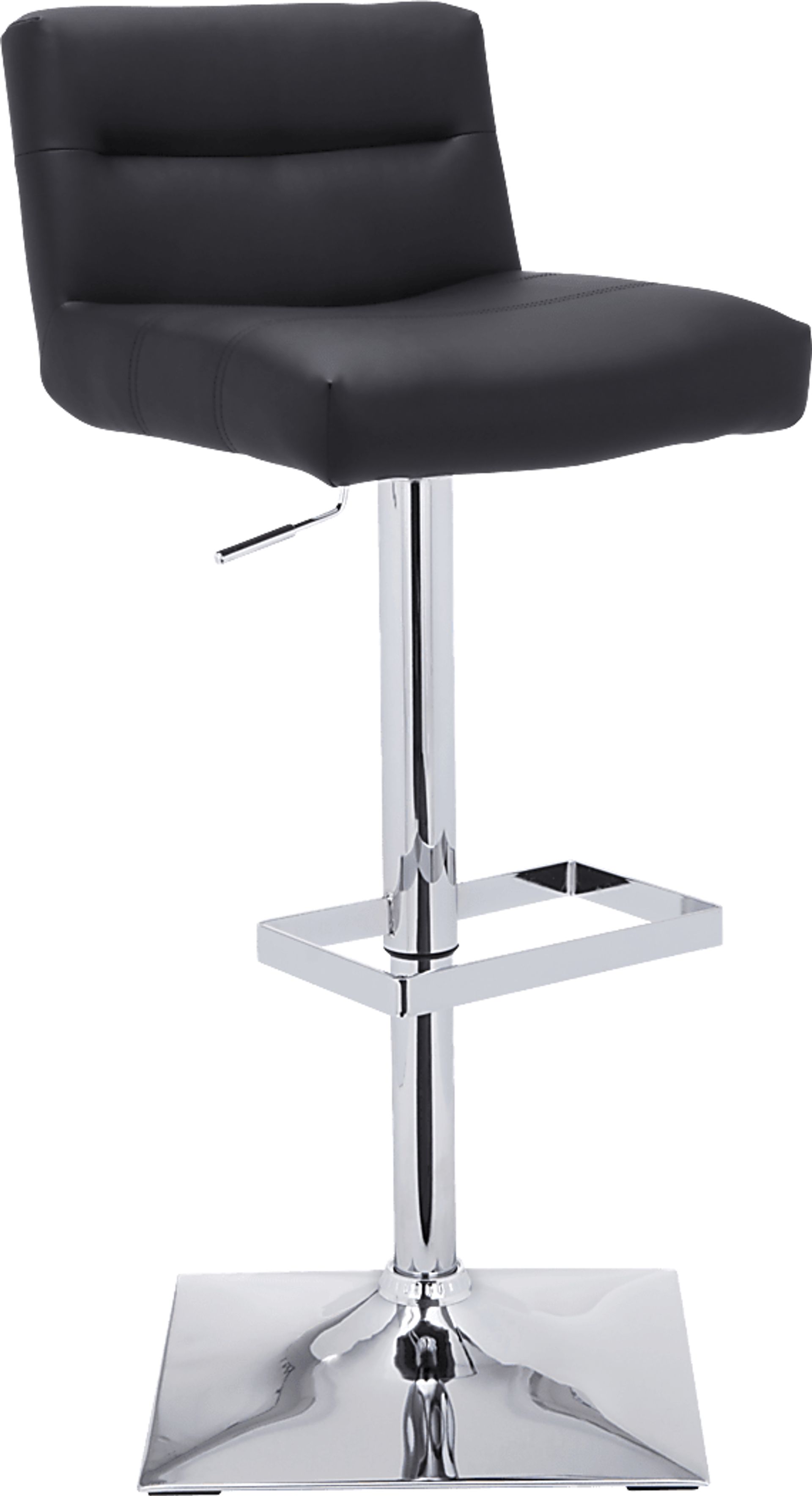 Stanyan Black Adjustable Barstool - Image 2