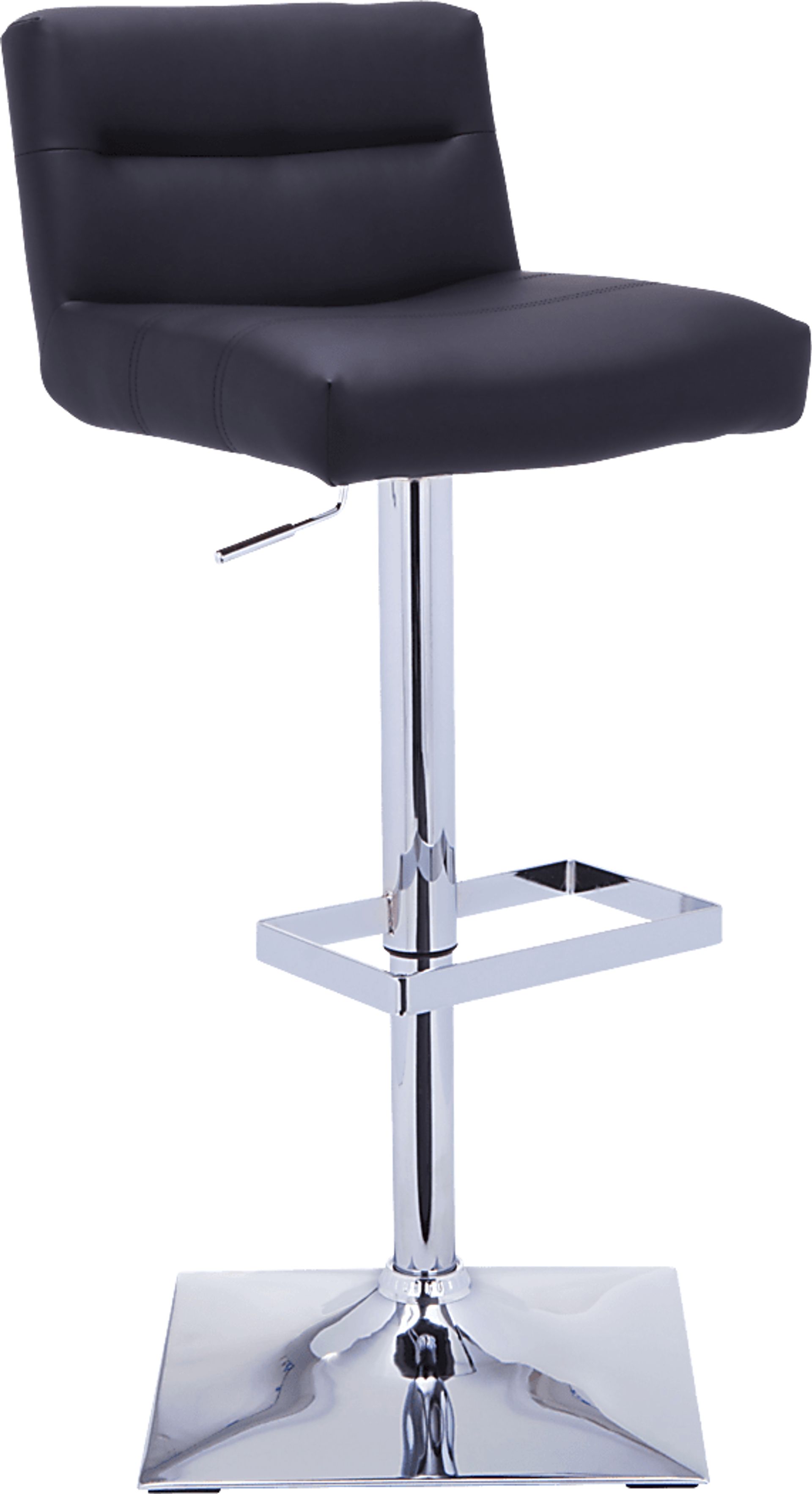Stanyan Black Adjustable Barstool - Image 1