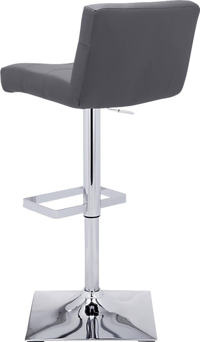 Stanyan Gray Adjustable Barstool - Thumbnail - Image 2