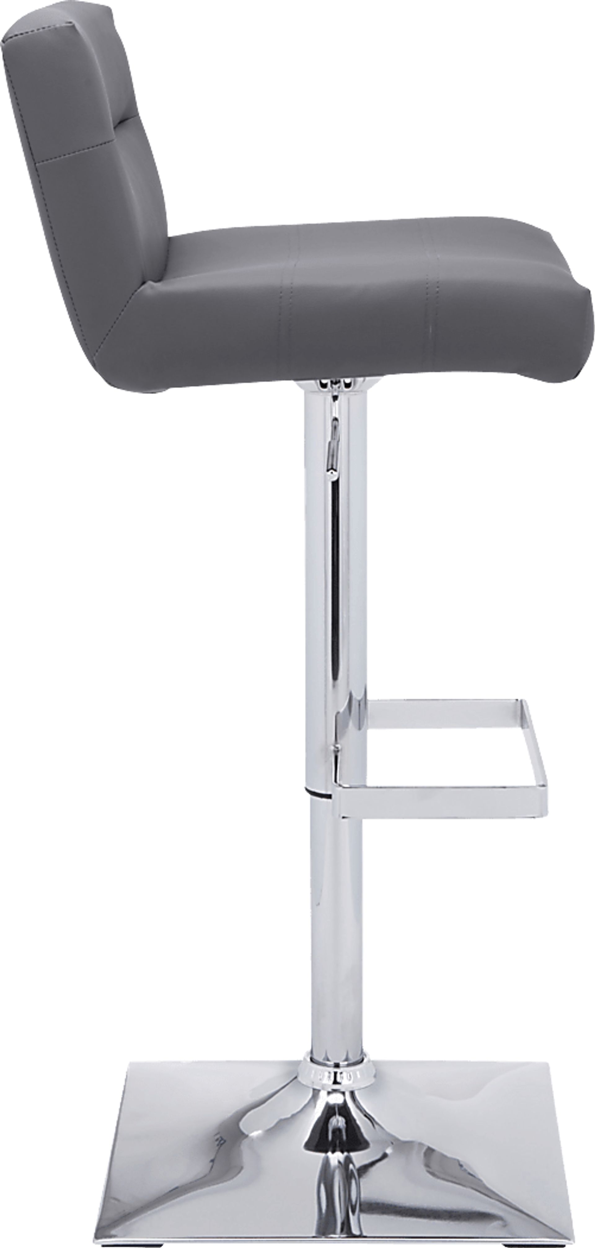 Stanyan Gray Adjustable Barstool - Image 3