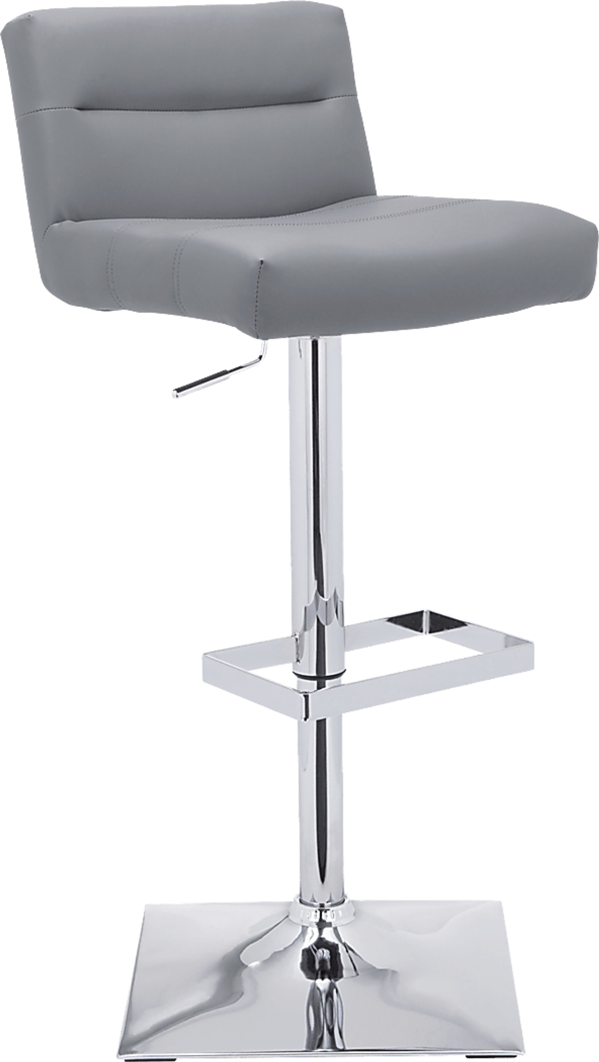 Stanyan Gray Adjustable Barstool - Image 1