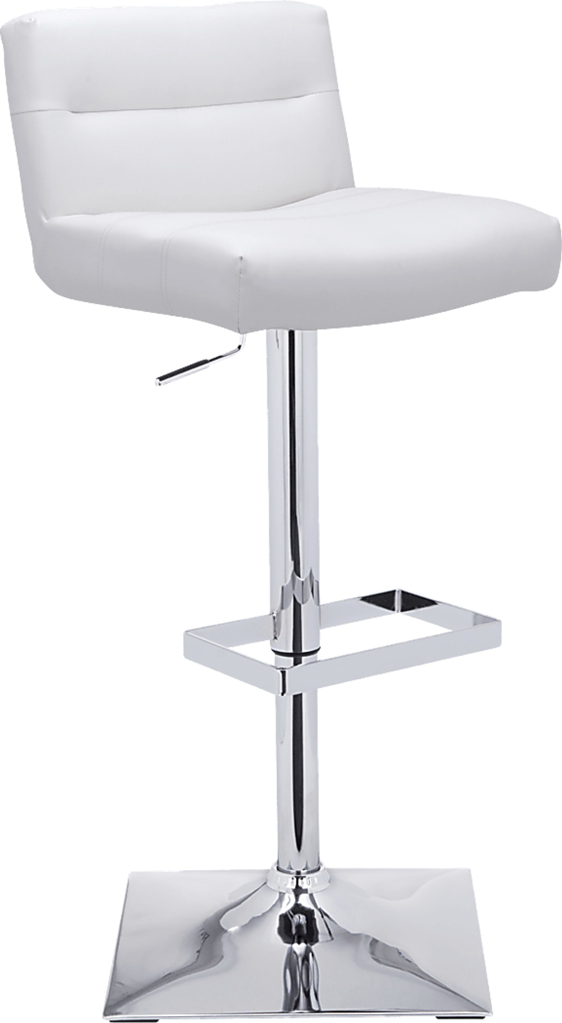 Stanyan White Adjustable Barstool - Image 2
