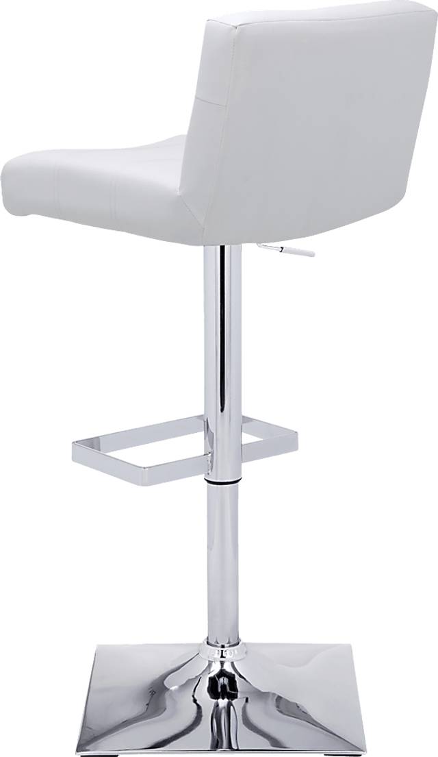 Stanyan White Adjustable Barstool - Thumbnail - Image 3
