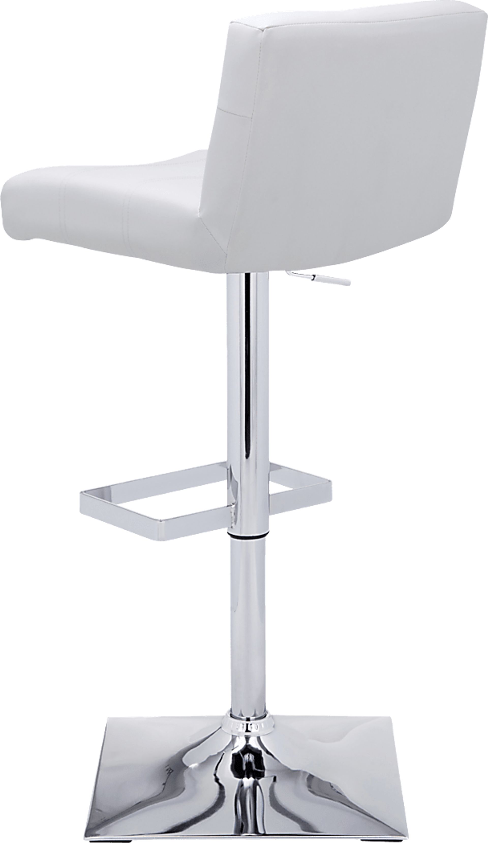 Stanyan White Adjustable Barstool - Image 3