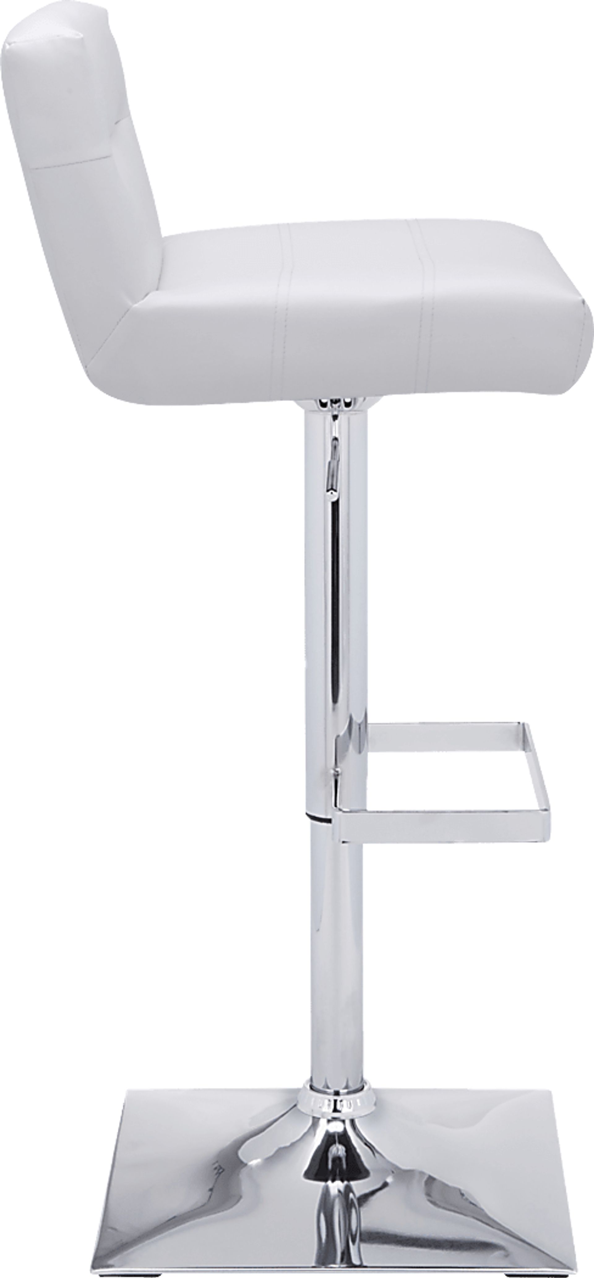Stanyan White Adjustable Barstool - Image 4