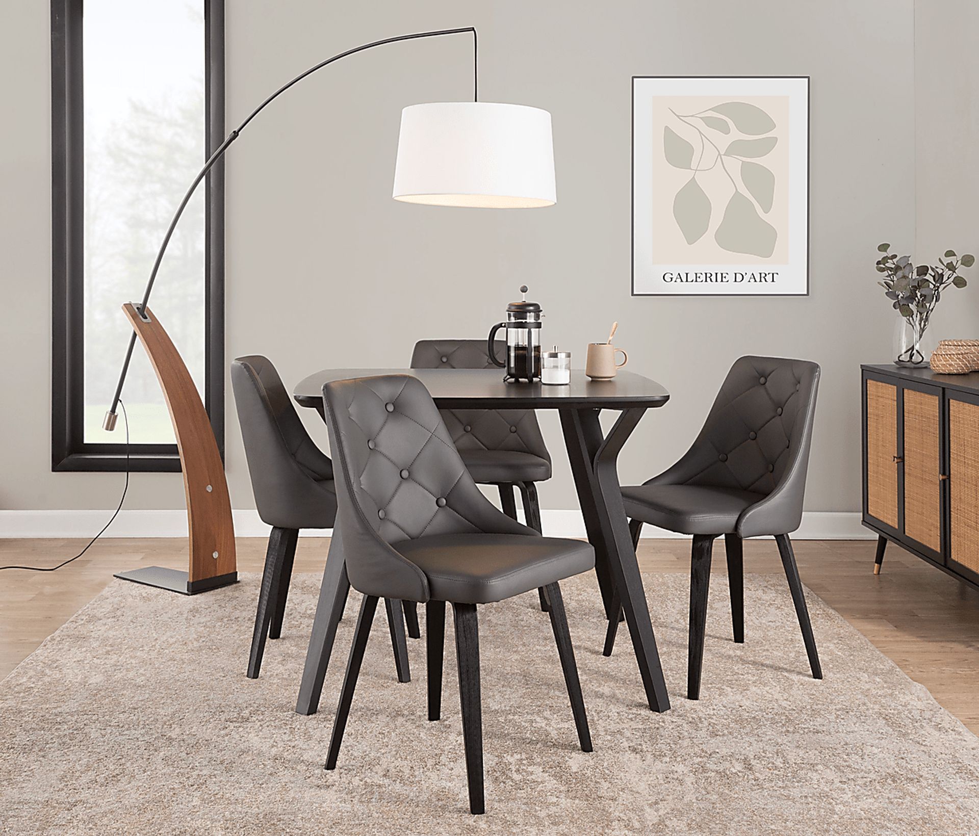 Stanyarne I Gray Dining Chair, Set of 2 - Image 2