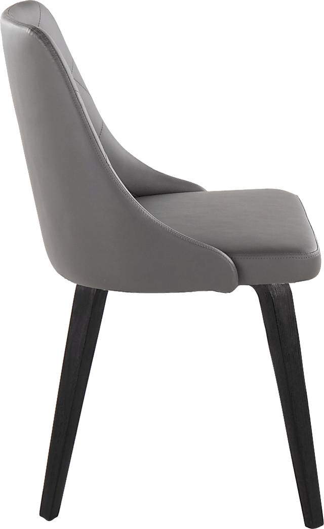 Stanyarne I Gray Dining Chair, Set of 2 - Thumbnail - Image 4