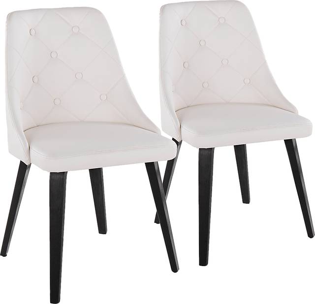 Stanyarne I White Dining Chair, Set of 2 - Thumbnail - Image 1