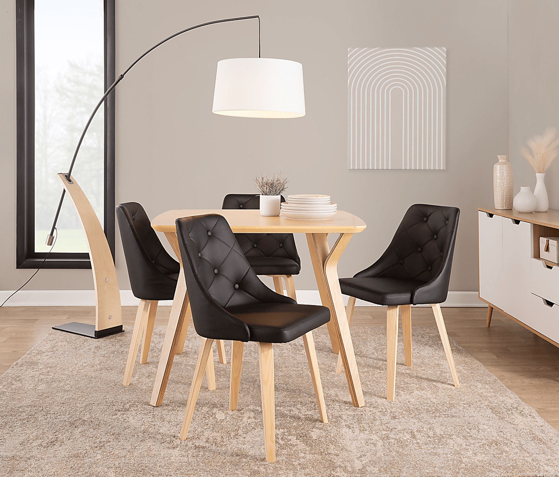 Stanyarne II Black Dining Chair, Set of 2 - Image 2