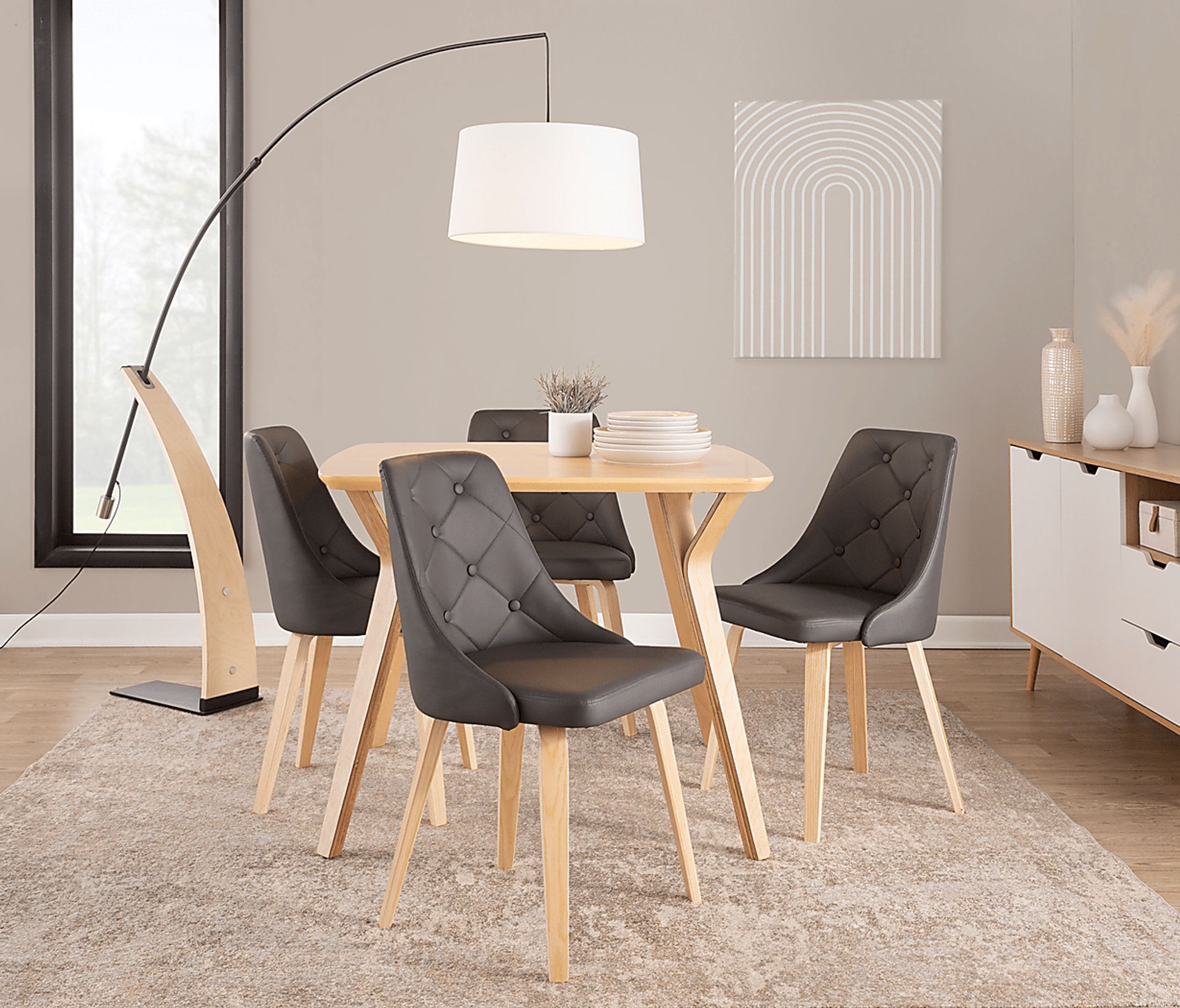 Stanyarne II Gray Dining Chair, Set of 2 - Image 2