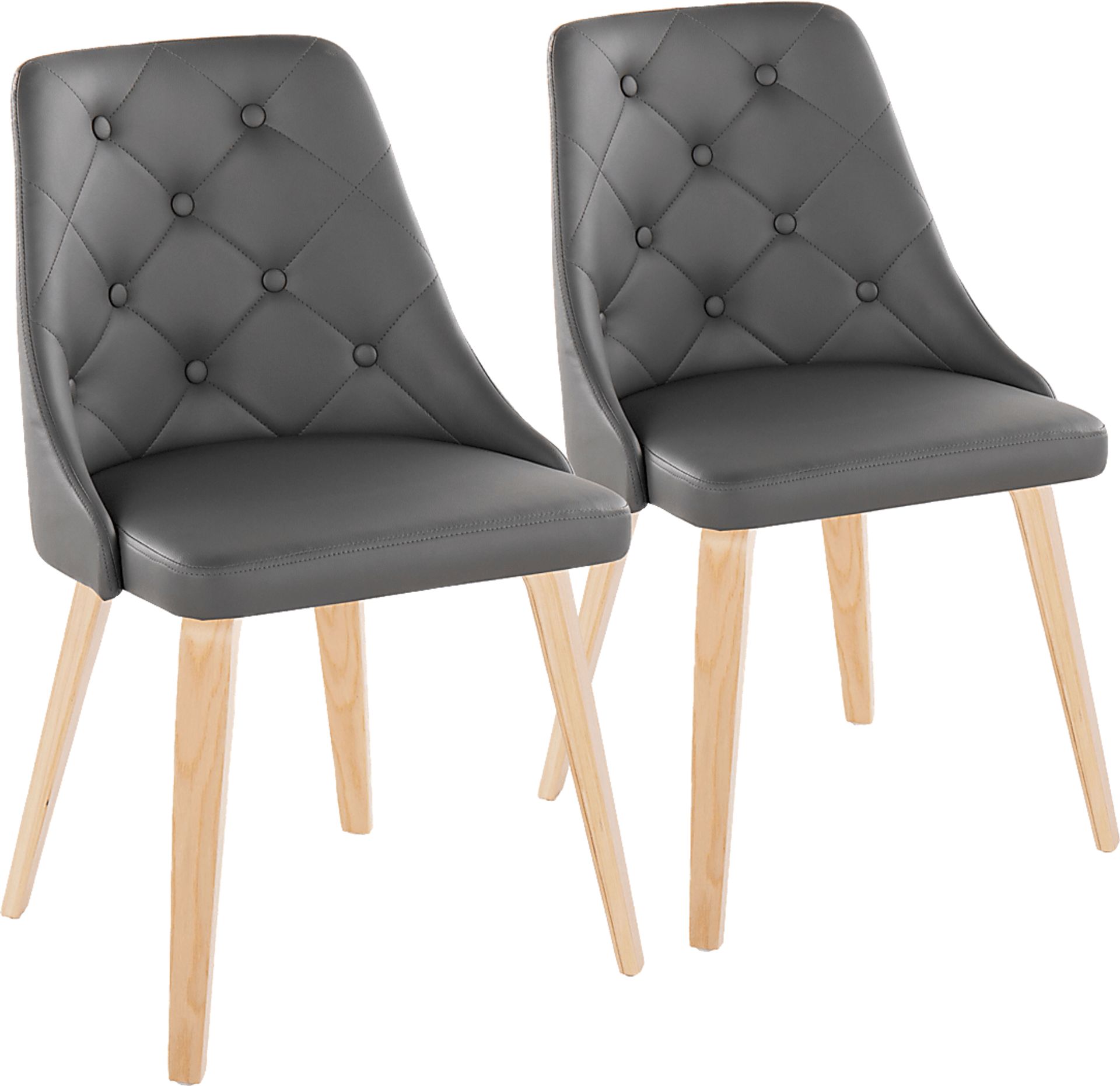Stanyarne II Gray Dining Chair, Set of 2 - Image 1