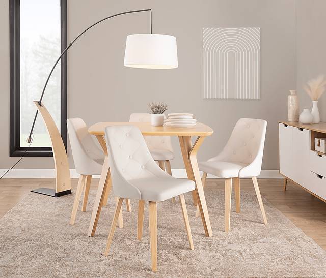 Stanyarne II White Dining Chair, Set of 2 - Thumbnail - Image 2