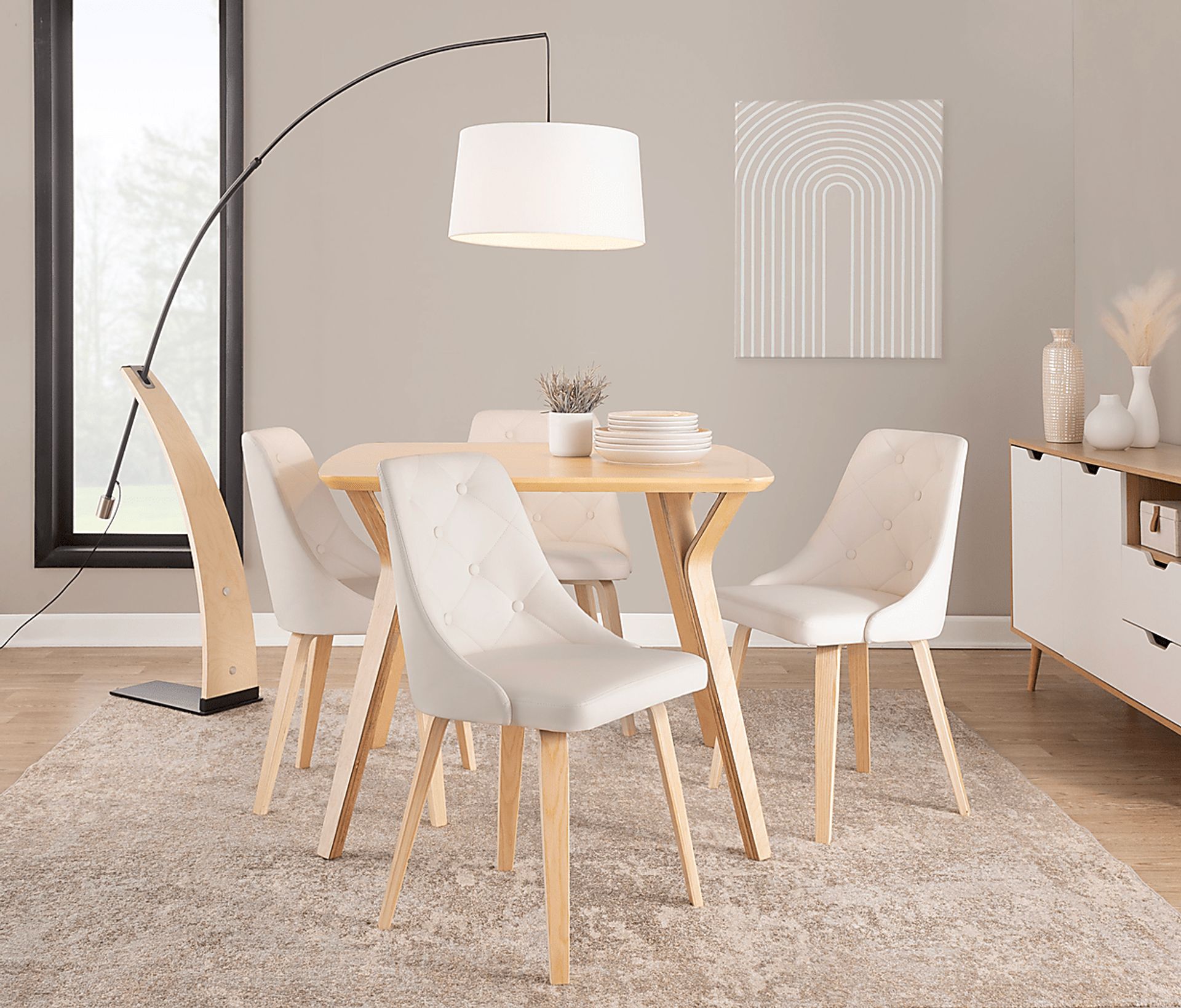 Stanyarne II White Dining Chair, Set of 2 - Image 2