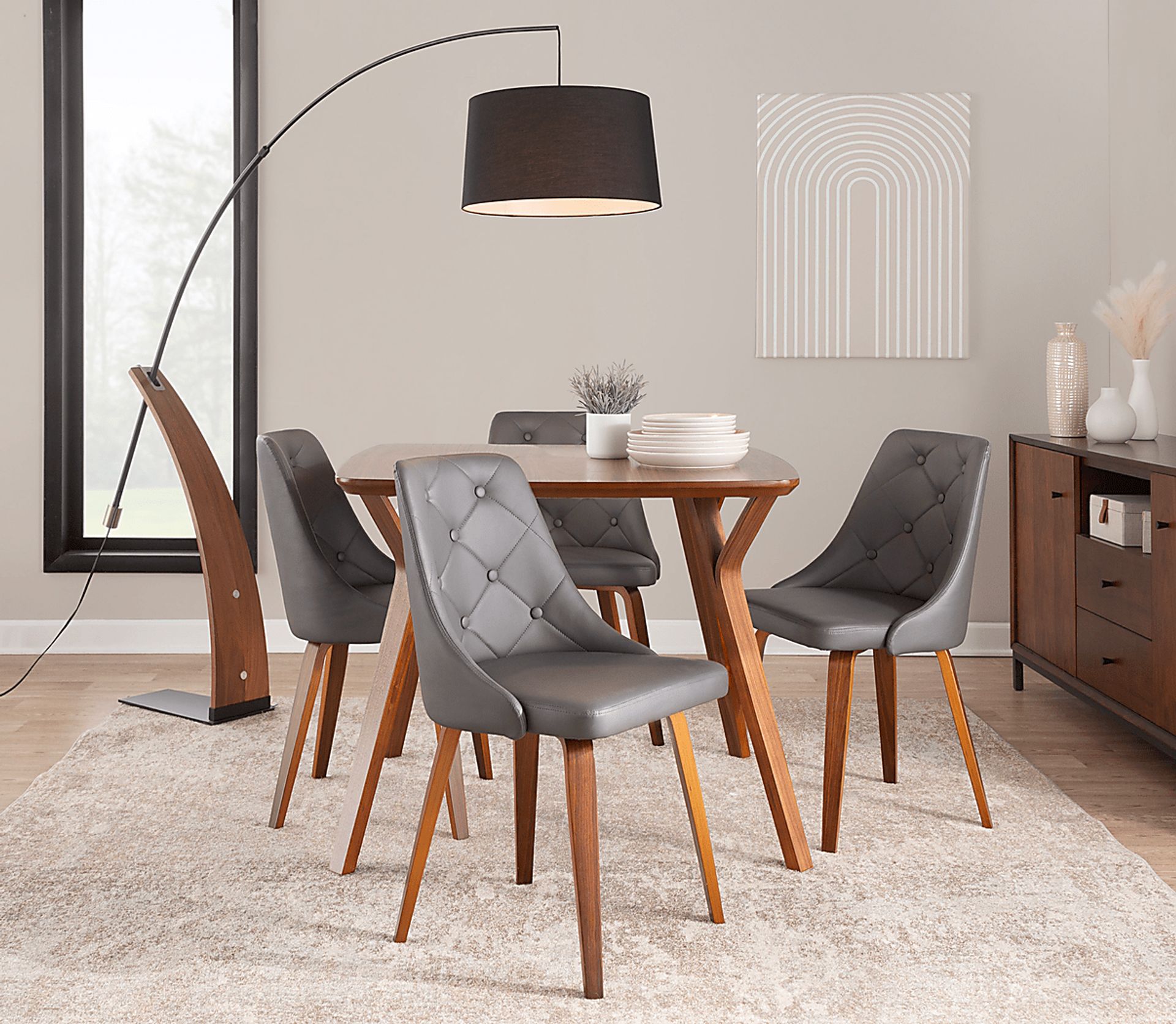 Stanyarne III Gray Dining Chair, Set of 2 - Image 2