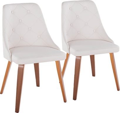 Stanyarne III White Dining Chair, Set of 2