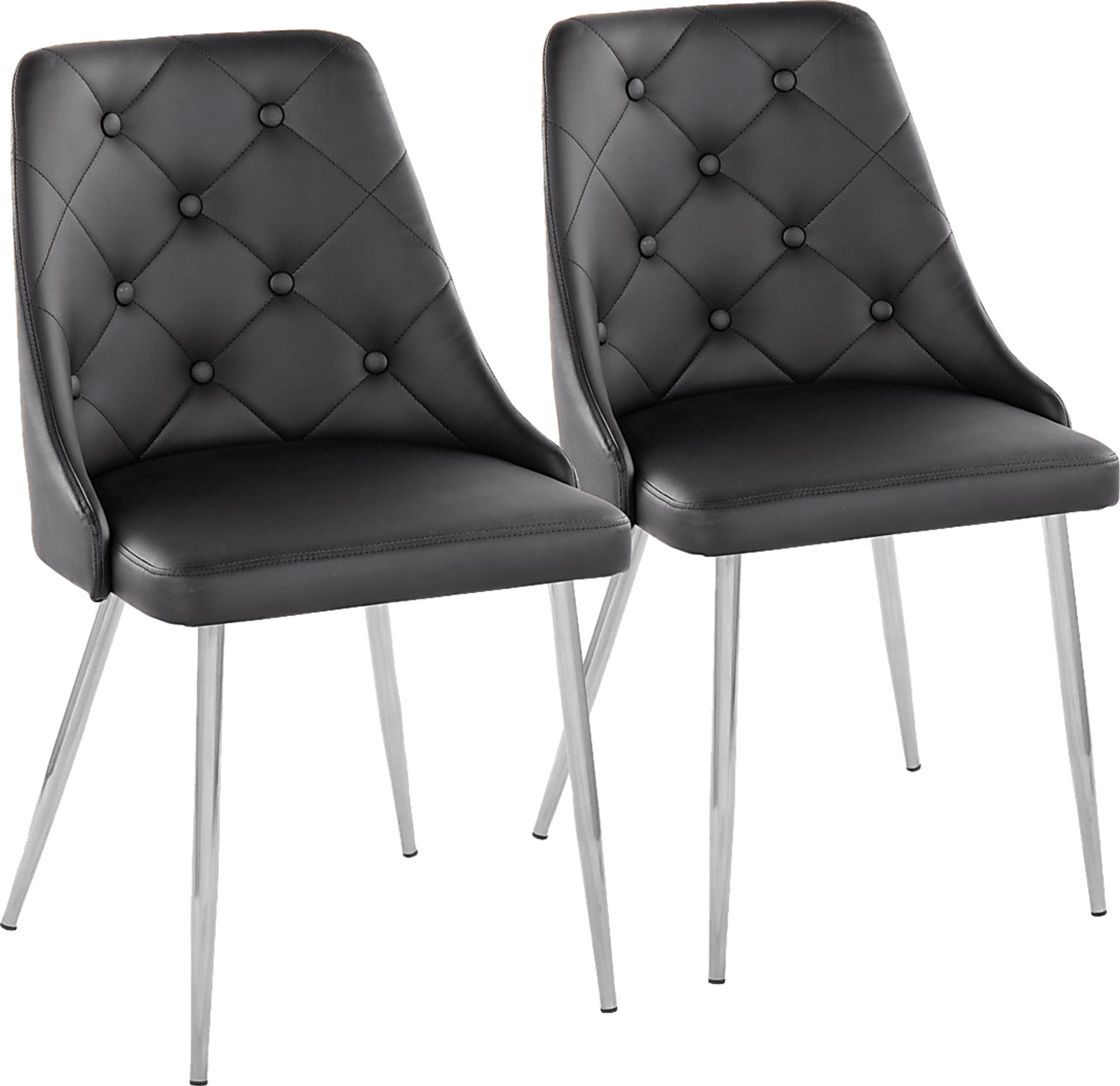 Stanyarne IV Black Dining Chair, Set of 2 - Image 1