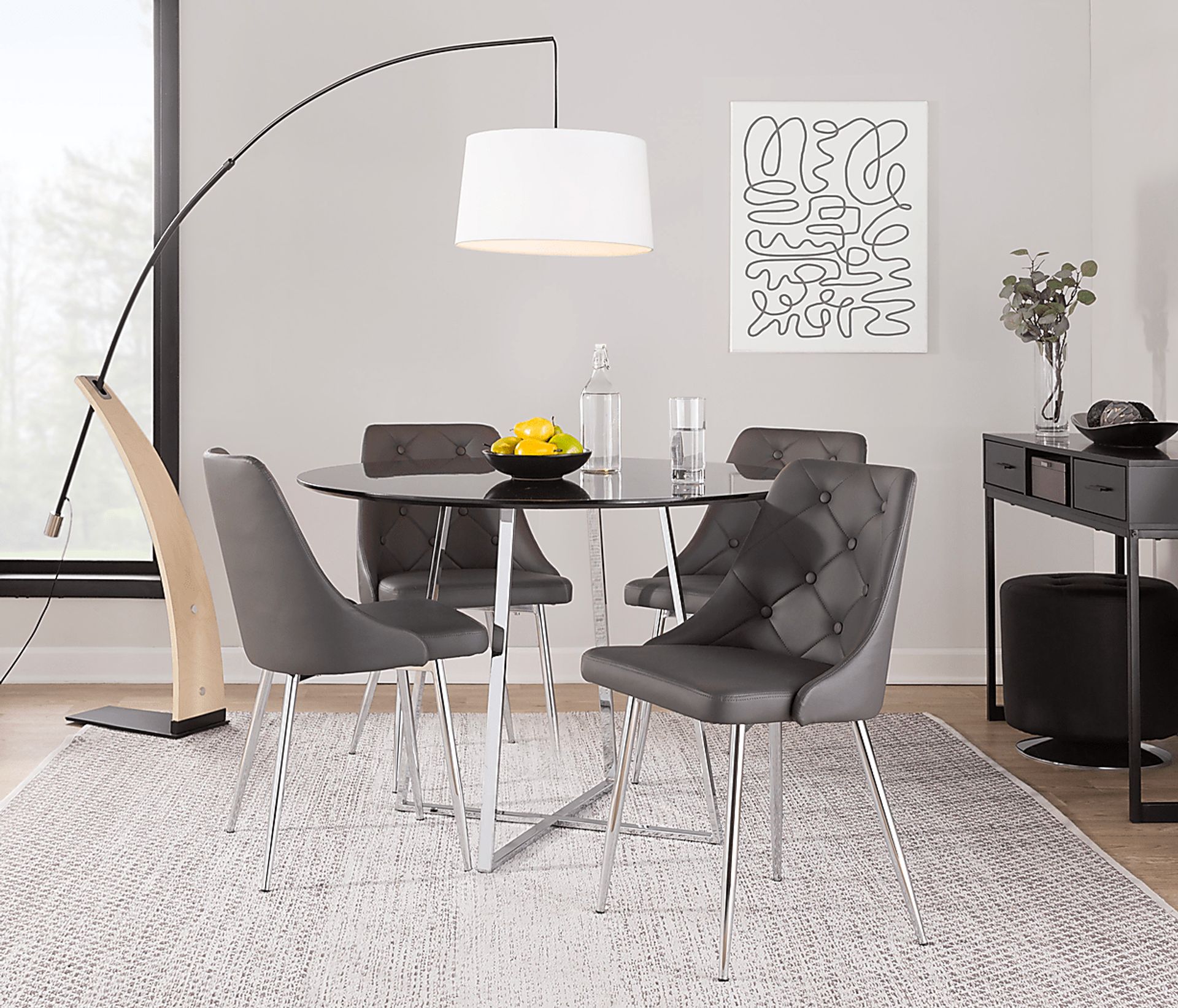 Stanyarne IV Gray Dining Chair, Set of 2 - Image 2