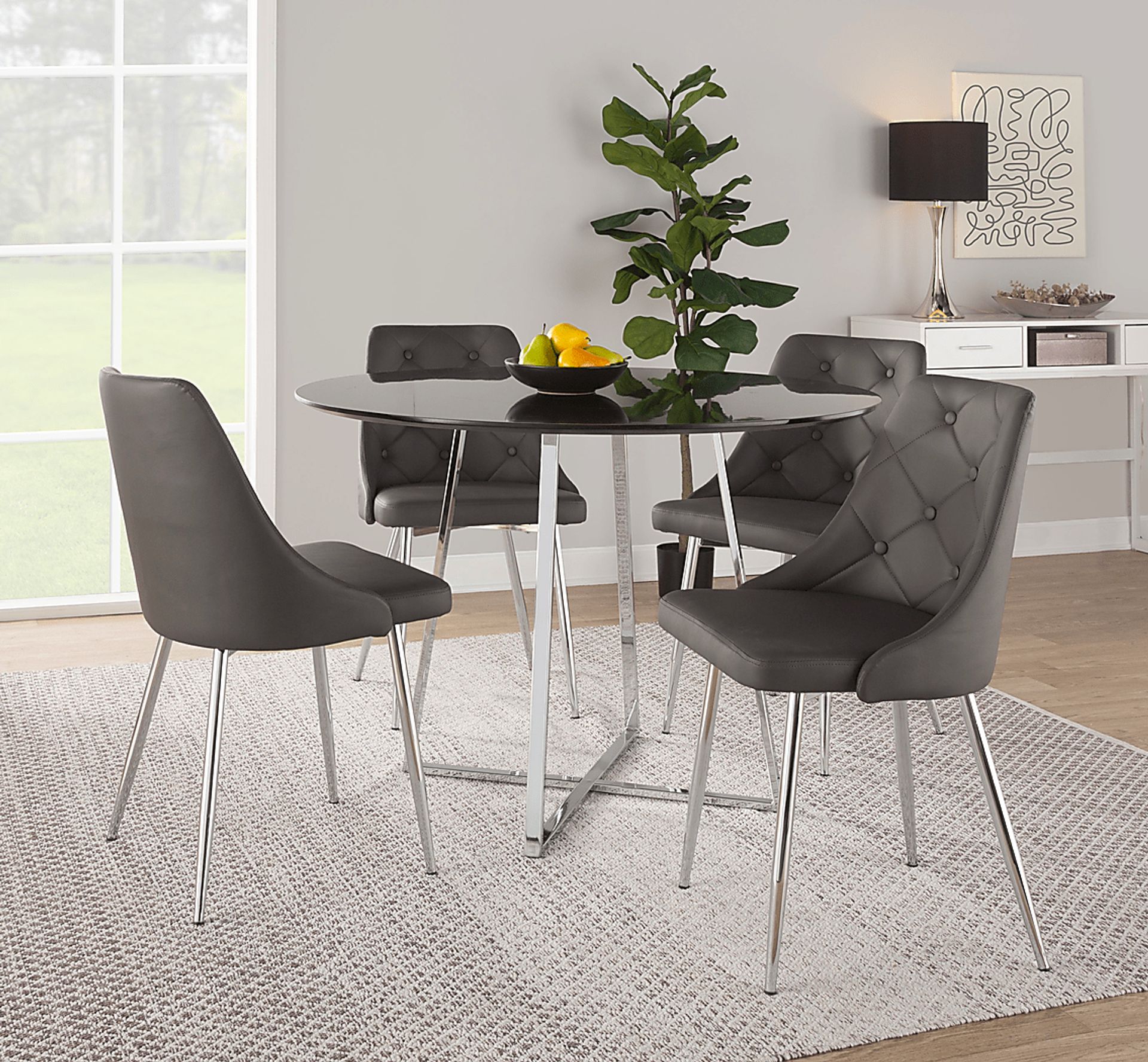 Stanyarne IV Gray Dining Chair, Set of 2 - Image 3