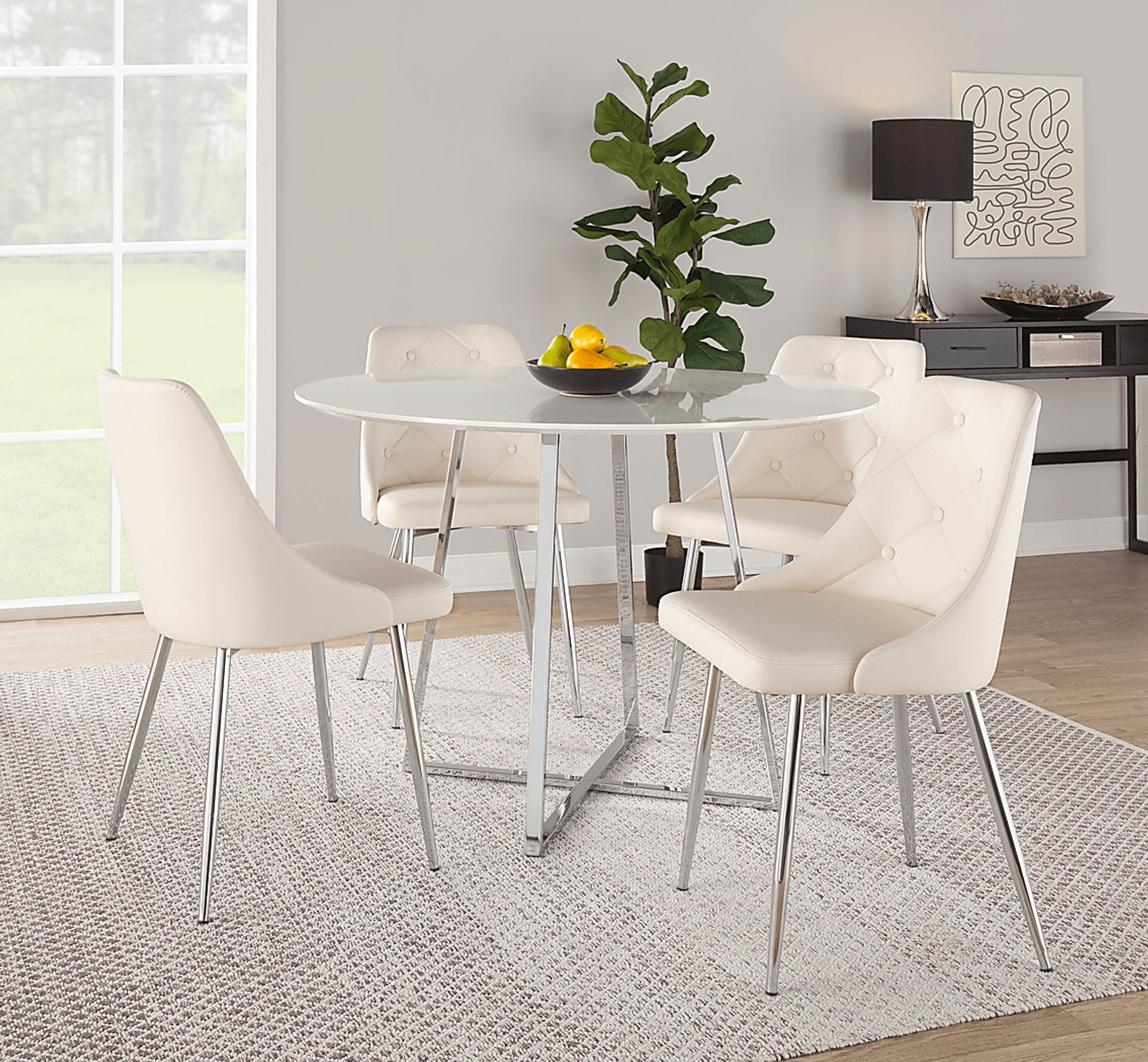 Stanyarne IV White Dining Chair, Set of 2 - Image 3