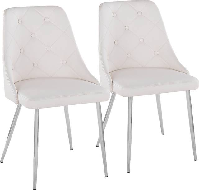 Stanyarne IV White Dining Chair, Set of 2 - Thumbnail - Image 1
