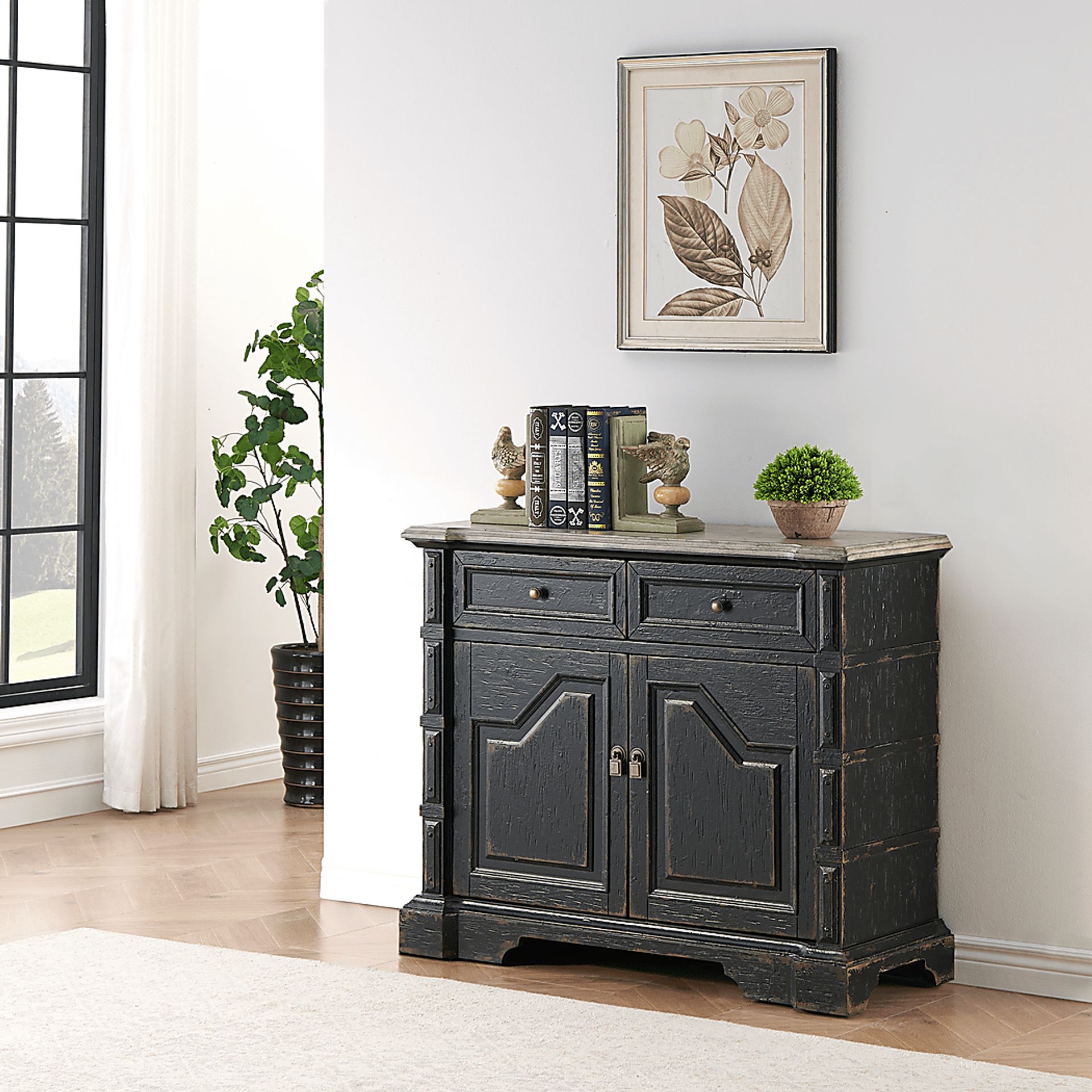 Staplehurst White Credenza - Image 2