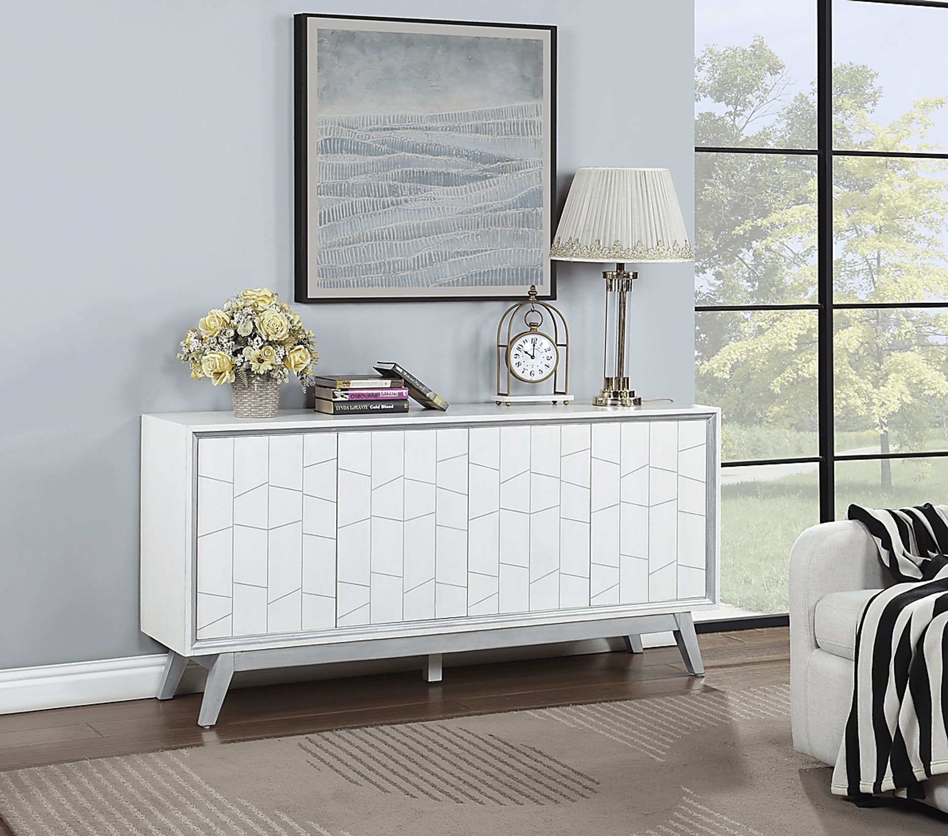 Staplehurst White Credenza - Image 2