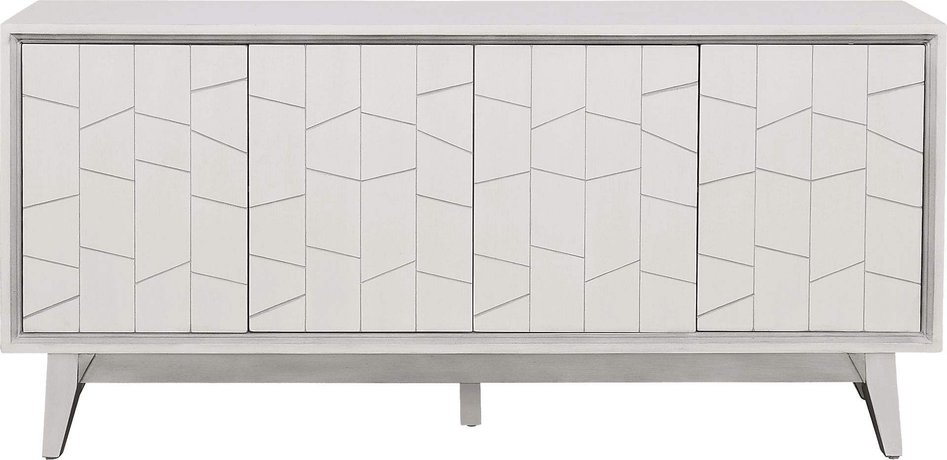 Staplehurst White Colors,White Credenza | Rooms to Go