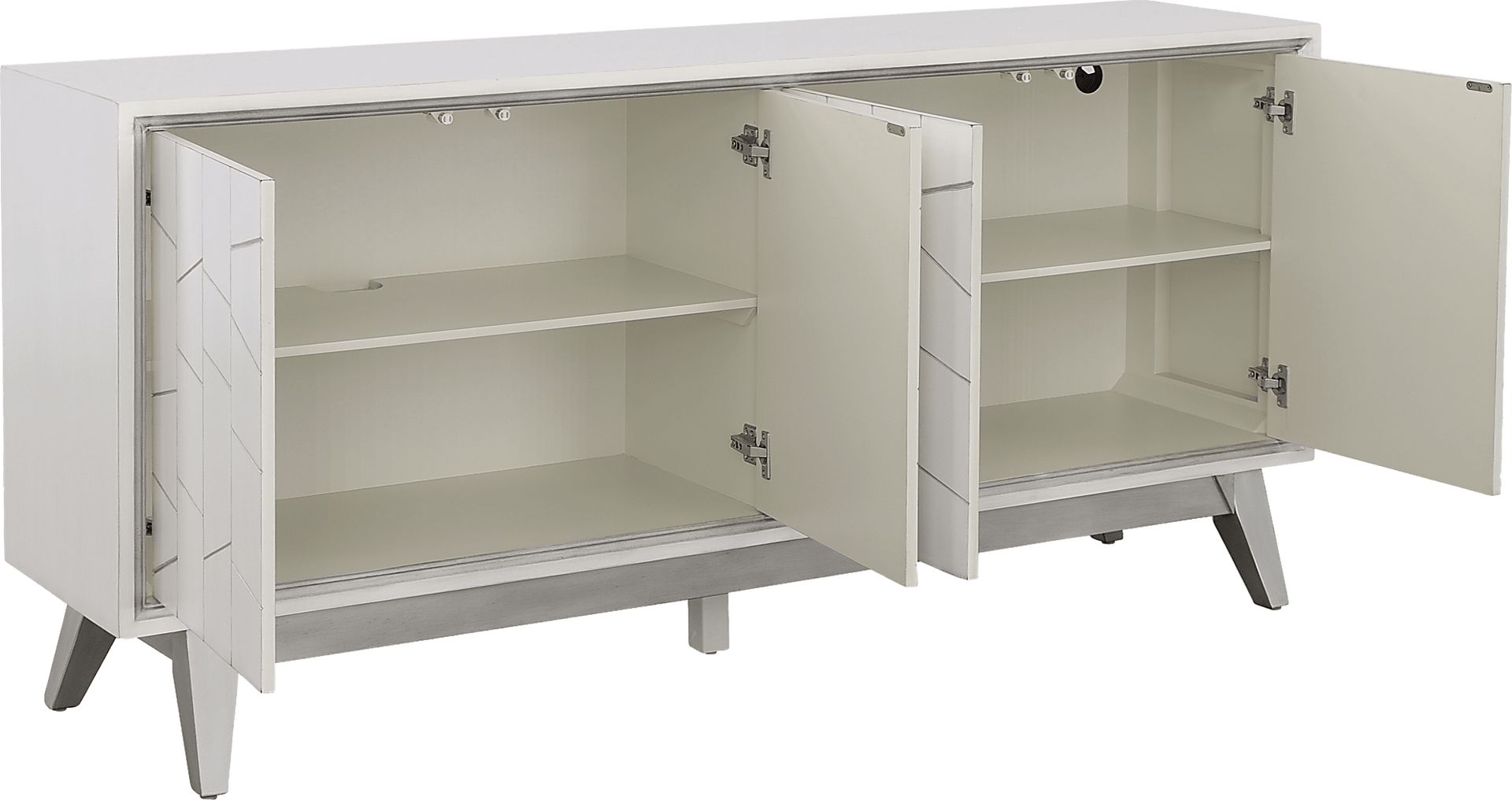 Staplehurst White Credenza - Image 4