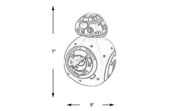 Dimension Image. Please refer to the Dimension Tab on this page for dimension details.