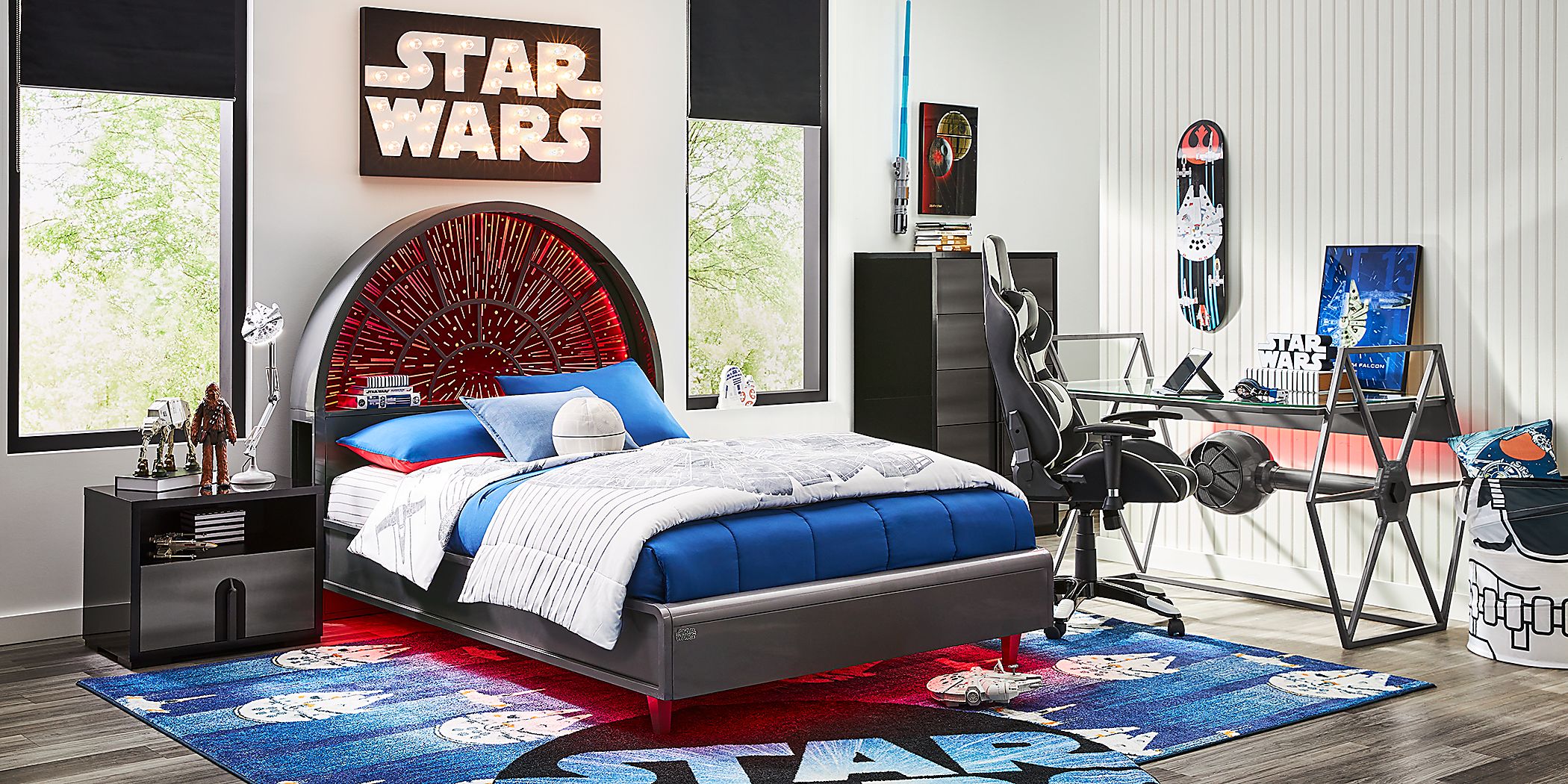 Star Wars 5 Pc Black Black,Colors Carbonite Gray Full