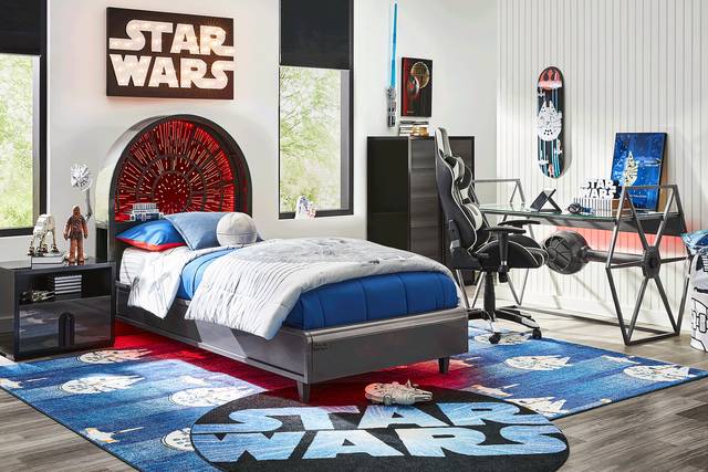 Kids STAR WARS Millennium Falcon Lightspeed Carbonite Twin Platform Bed - Thumbnail - Image 2