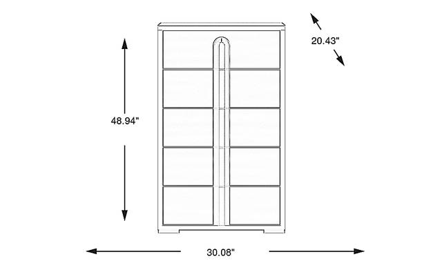 Dimension Image. Please refer to the Dimension Tab on this page for dimension details.