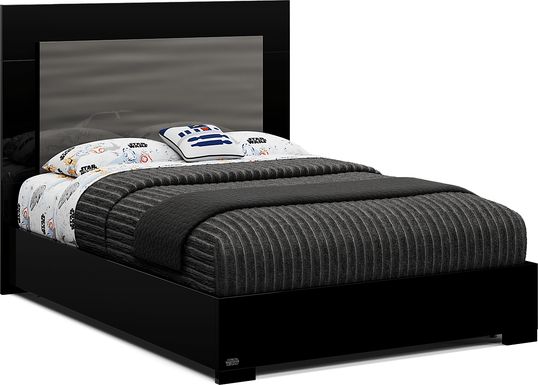 Star Wars Black Full Lighted Bed