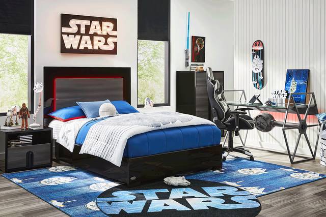 Star Wars Black Full Lighted Bedroom - Thumbnail - Image 1