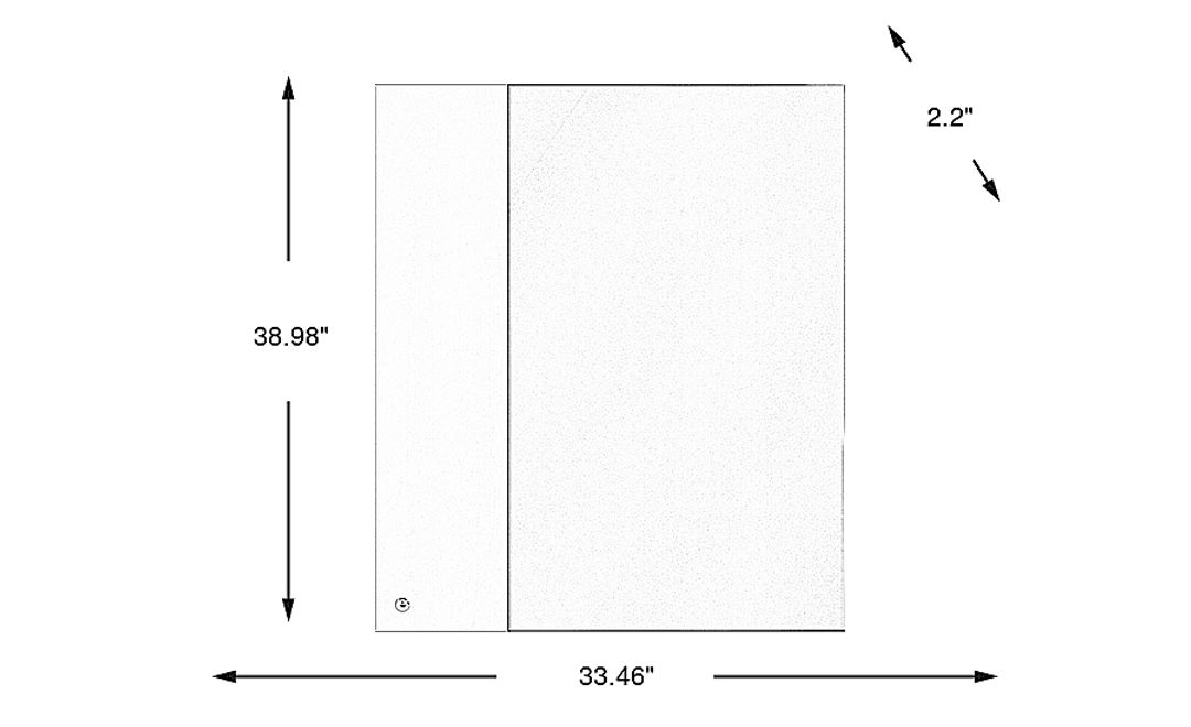Star Wars Black Lighted Mirror