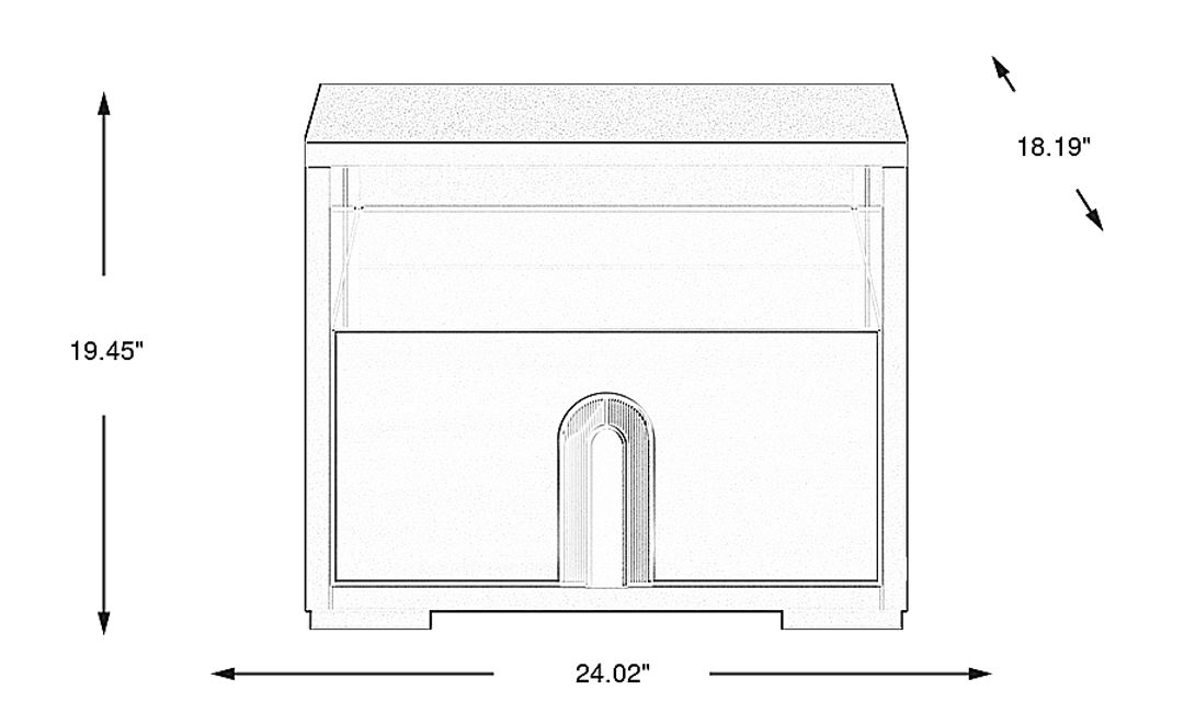 Star Wars Black Nightstand