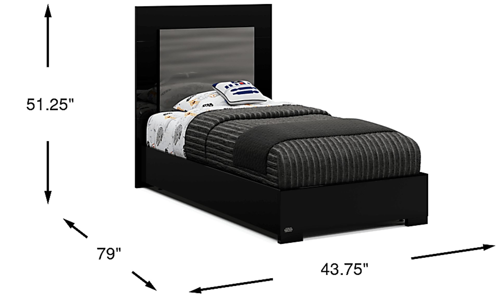 Dimension Image. Please refer to the Dimension Tab on this page for dimension details.