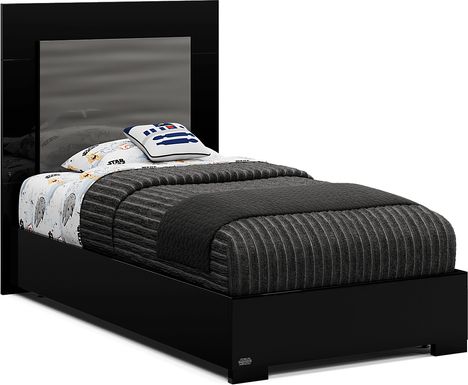 Star Wars Black Twin Lighted Bed