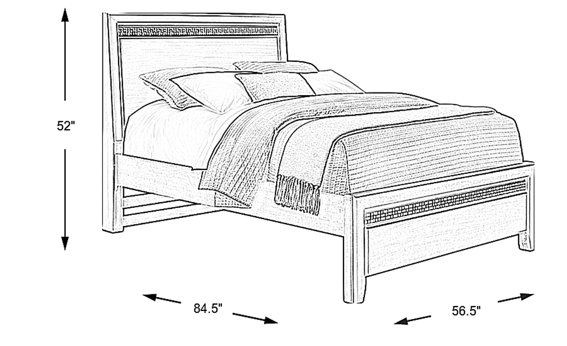 Dimension Image. Please refer to the Dimension Tab on this page for dimension details.
