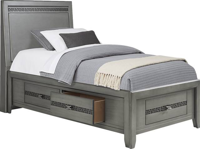 Kids Star Wars Carbonite Gray Twin Storage Bed - Thumbnail - Image 2