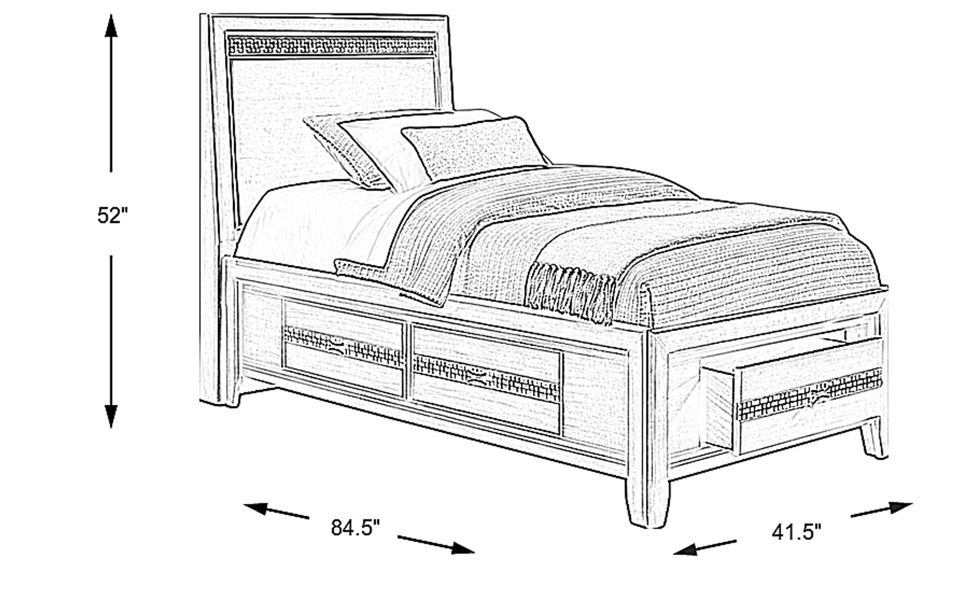 Dimension Image. Please refer to the Dimension Tab on this page for dimension details.