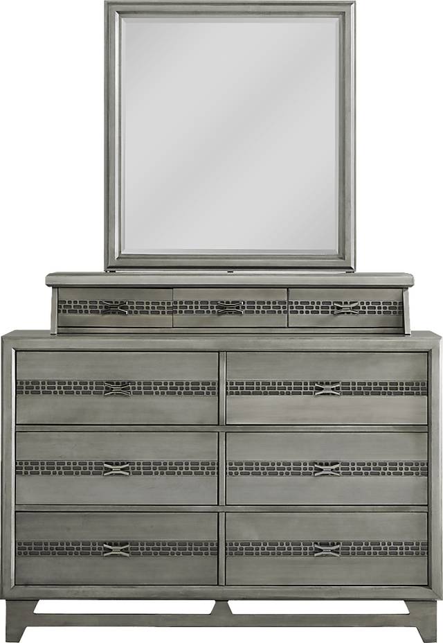 Star Wars Carbonite Gray Dresser, Storage Organizer & Mirror Set - Thumbnail - Image 1