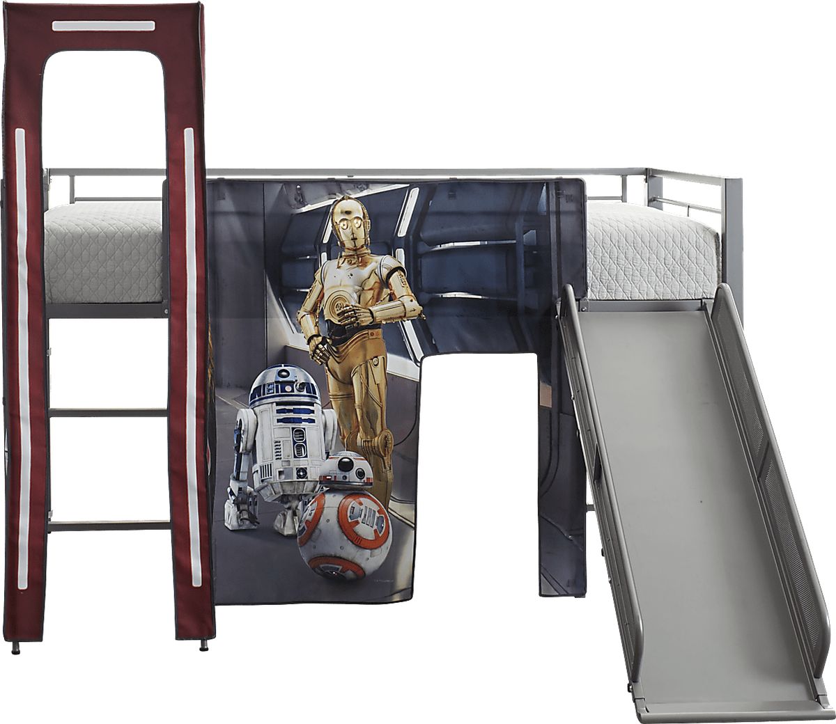 Disney Star Wars Droids Copilots Pc Silver Gray Tent Loft Bed