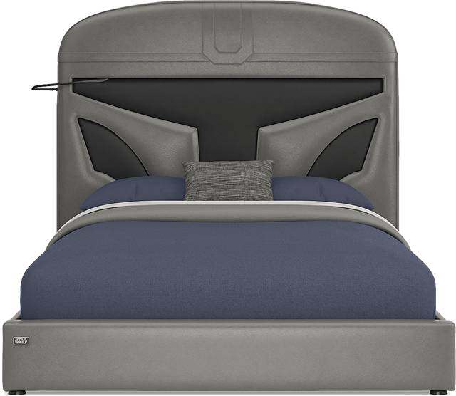 Star Wars Black Bedroom with Full Mandalorian Bed - Thumbnail - Image 5